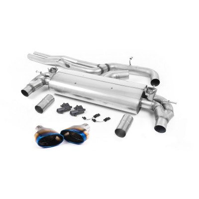 SSXAU800 Milltek Cat-back Non-resonated Audi RS3 8V Berlina 400cv SENZA OPF/GPF scarico sportivo terminale marmitta decat skat 2