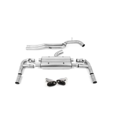 SSXAU894 Milltek Cat-back Non-resonated Audi RS3 8V Berlina 400cv SENZA OPF/GPF scarico sportivo terminale marmitta decat skat 2