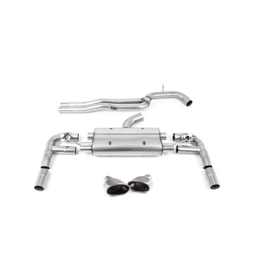 SSXAU895 Milltek Cat-back Non-resonated Audi RS3 8V Berlina 400cv SENZA OPF/GPF scarico sportivo terminale marmitta decat skat 2