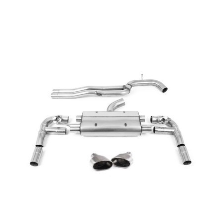 SSXAU895 Milltek Cat-back Non-resonated Audi RS3 8V Berlina 400cv SENZA OPF/GPF scarico sportivo terminale marmitta decat skat 2