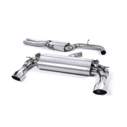 SSXAU589 Milltek Cat-back Resonated Audi RS3 8V Sportback 367cv scarico sportivo terminale marmitta decat skat 200 celle