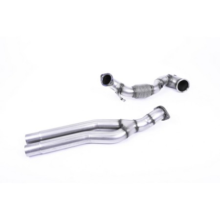 SSXAU727 Milltek Downpipe De-Cat  Audi RS3 8V Sportback 400cv SENZA OPF/GPF scarico sportivo terminale marmitta decat skat 200 c