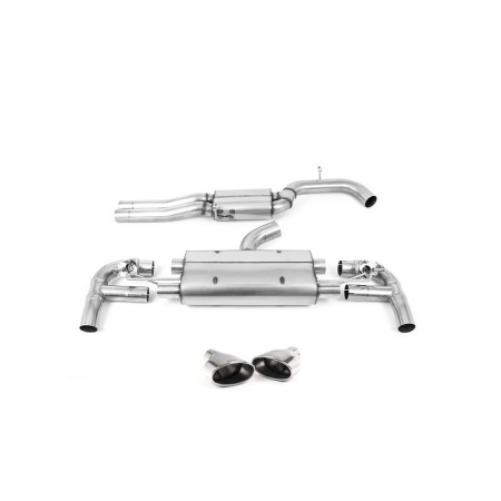 SSXAU881 Milltek Cat-back Resonated Audi RS3 8V Sportback 400cv SENZA OPF/GPF scarico sportivo terminale marmitta decat skat 200