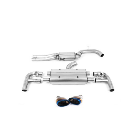 SSXAU883 Milltek Cat-back Resonated Audi RS3 8V Sportback 400cv SENZA OPF/GPF scarico sportivo terminale marmitta decat skat 200