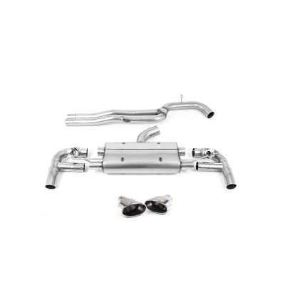 SSXAU885 Milltek Cat-back Non-resonated Audi RS3 8V Sportback 400cv SENZA OPF/GPF scarico sportivo terminale marmitta decat skat
