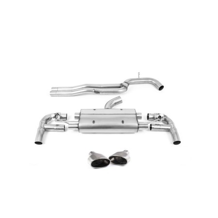 SSXAU886 Milltek Cat-back Non-resonated Audi RS3 8V Sportback 400cv SENZA OPF/GPF scarico sportivo terminale marmitta decat skat