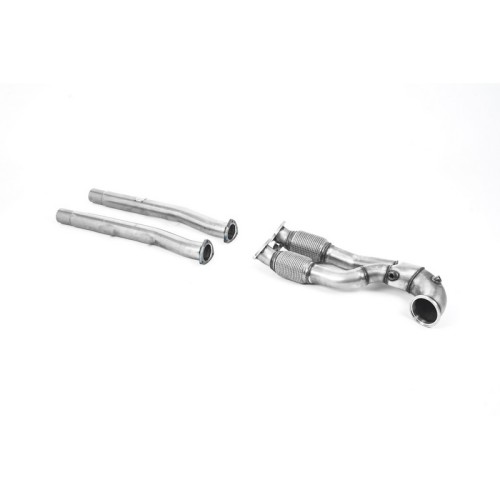 SSXAU888 Milltek Downpipe De-Cat  Audi RS3 8V Sportback 400cv SENZA OPF/GPF scarico sportivo terminale marmitta decat skat 200 c