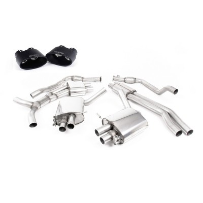 SSXAU822 Milltek Cat-back Resonated Audi RS4 B9 2.9 V6 Avant CON OPF/GPF scarico sportivo terminale marmitta decat skat 200 cell