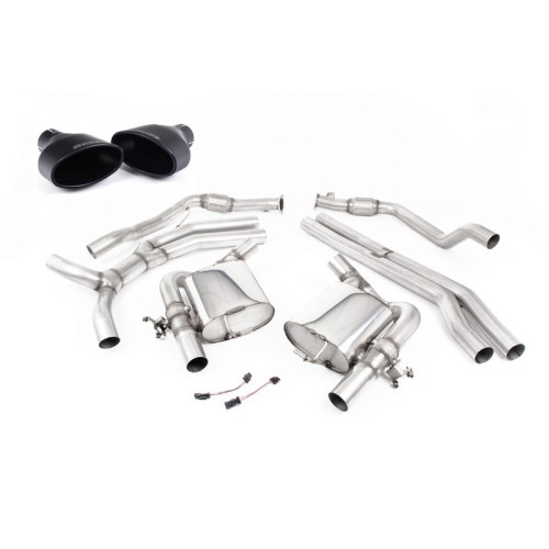 SSXAU830 Milltek Cat-back Non-resonated Audi RS4 B9 2.9 V6 Avant CON OPF/GPF scarico sportivo terminale marmitta decat skat 200 