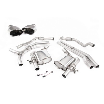 SSXAU831 Milltek Cat-back Non-resonated Audi RS4 B9 2.9 V6 Avant CON OPF/GPF scarico sportivo terminale marmitta decat skat 200 