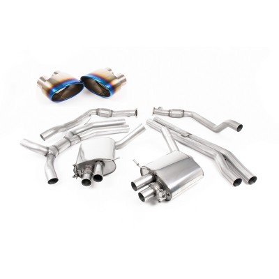 SSXAU808 Milltek Cat-back Road+ Audi RS4 B9 2.9 V6 Avant SENZA OPF/GPF scarico sportivo terminale marmitta decat skat 200 celle