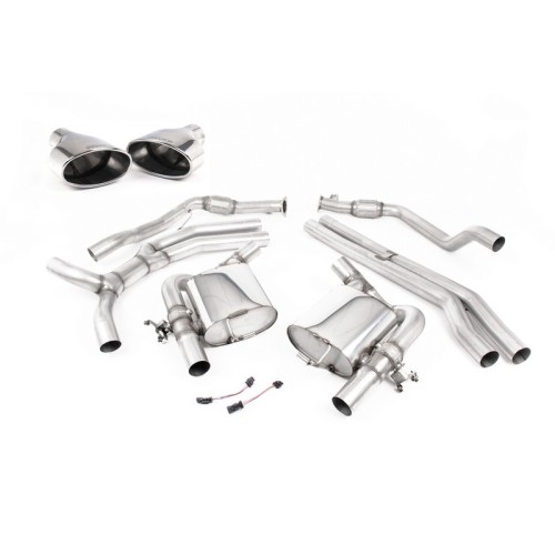 SSXAU849 Milltek Cat-back Race Non-resonated Audi RS5 B9 2.9 V6 Coupe CON OPF/GPF scarico sportivo terminale marmitta decat skat
