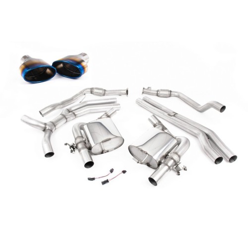 SSXAU852 Milltek Cat-back Race Non-resonated Audi RS5 B9 2.9 V6 Coupe CON OPF/GPF scarico sportivo terminale marmitta decat skat