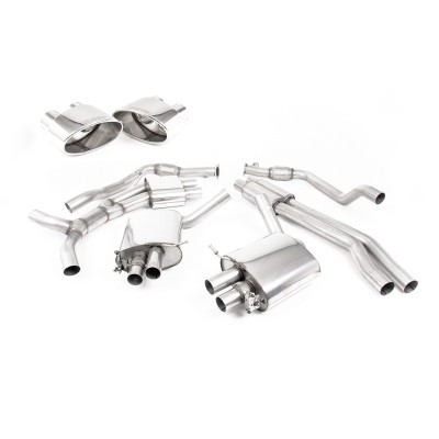 SSXAU753 Milltek Cat-back Resonated Audi RS5 B9 2.9 V6 Coupe SENZA OPF/GPF scarico sportivo terminale marmitta decat skat 200 ce