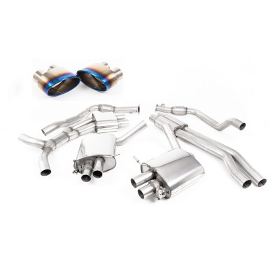 SSXAU810 Milltek Cat-back Resonated Audi RS5 B9 2.9 V6 Coupe SENZA OPF/GPF scarico sportivo terminale marmitta decat skat 200 ce