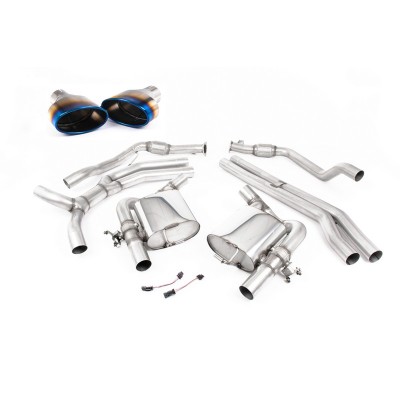 SSXAU812 Milltek Cat-back Race Non-resonated Audi RS5 B9 2.9 V6 Coupe SENZA OPF/GPF scarico sportivo terminale marmitta decat sk