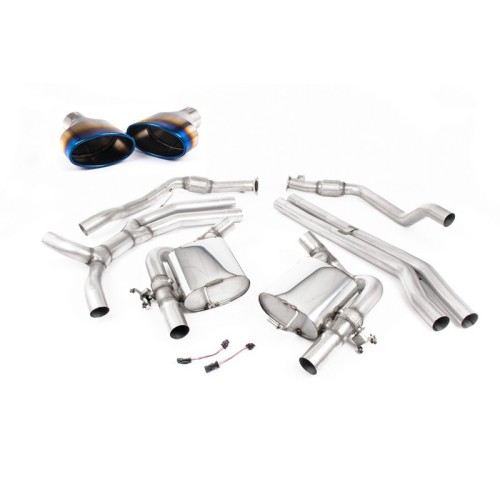 SSXAU812 Milltek Cat-back Race Non-resonated Audi RS5 B9 2.9 V6 Coupe SENZA OPF/GPF scarico sportivo terminale marmitta decat sk