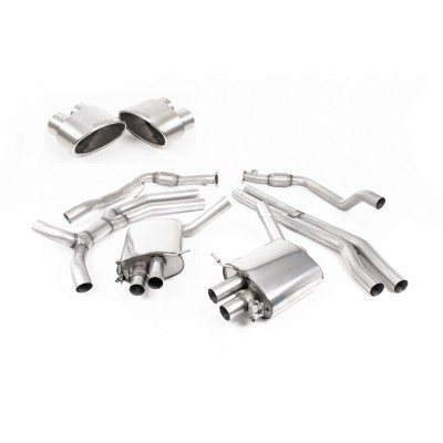 SSXAU813 Milltek Cat-back Road+ Audi RS5 B9 2.9 V6 Coupe SENZA OPF/GPF scarico sportivo terminale marmitta decat skat 200 celle
