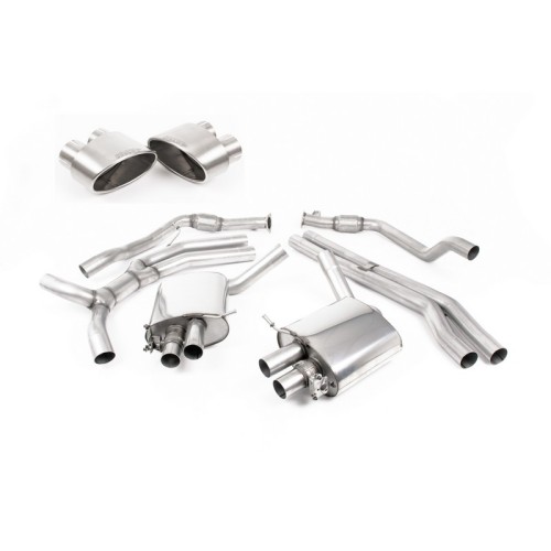 SSXAU813 Milltek Cat-back Road+ Audi RS5 B9 2.9 V6 Coupe SENZA OPF/GPF scarico sportivo terminale marmitta decat skat 200 celle