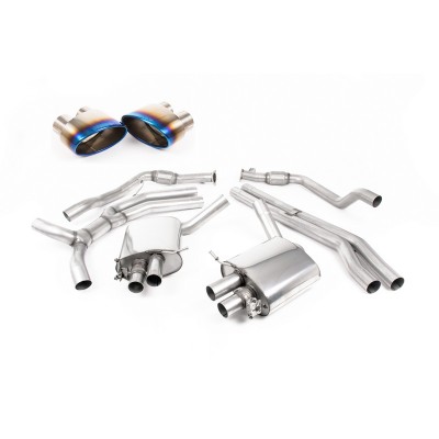 SSXAU814 Milltek Cat-back Road+ Audi RS5 B9 2.9 V6 Coupe SENZA OPF/GPF scarico sportivo terminale marmitta decat skat 200 celle