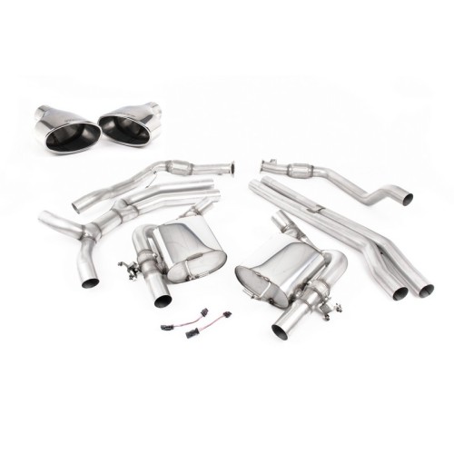 SSXAU829 Milltek Cat-back Non-resonated Audi RS5 B9 2.9 V6 Sportback CON OPF/GPF scarico sportivo terminale marmitta decat skat 