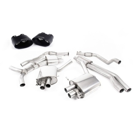 SSXAU834 Milltek Cat-back Resonated Audi RS5 B9 2.9 V6 Sportback CON OPF/GPF scarico sportivo terminale marmitta decat skat 200 