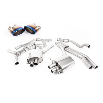 SSXAU836 Milltek Cat-back Resonated Audi RS5 B9 2.9 V6 Sportback CON OPF/GPF scarico sportivo terminale marmitta decat skat 200 