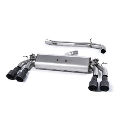 SSXAU392 Milltek Cat-back Non-resonated Audi S3 8V 3 porte scarico sportivo terminale marmitta decat skat 200 celle
