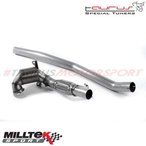 SSXAU381 Milltek Downpipe con Cat sportivo Audi S3 8V Berlina/Cabrio scarico sportivo terminale marmitta decat skat 200 celle