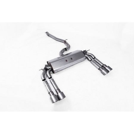SSXAU472 Milltek Cat-back Non-resonated Audi S3 8V Berlina/Cabrio scarico sportivo terminale marmitta decat skat 200 celle