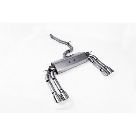 SSXAU473 Milltek Cat-back Non-resonated Audi S3 8V Berlina/Cabrio scarico sportivo terminale marmitta decat skat 200 celle