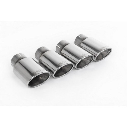 SSXAU473 Milltek Cat-back Non-resonated Audi S3 8V Berlina/Cabrio scarico sportivo terminale marmitta decat skat 200 celle