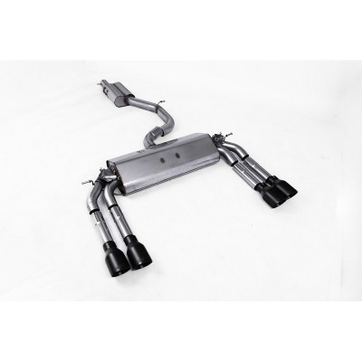 SSXAU475 Milltek Cat-back Resonated Audi S3 8V Berlina/Cabrio scarico sportivo terminale marmitta decat skat 200 celle