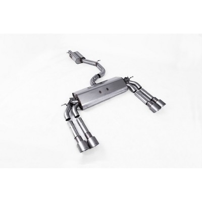 SSXAU477 Milltek Cat-back Resonated Audi S3 8V Berlina/Cabrio scarico sportivo terminale marmitta decat skat 200 celle