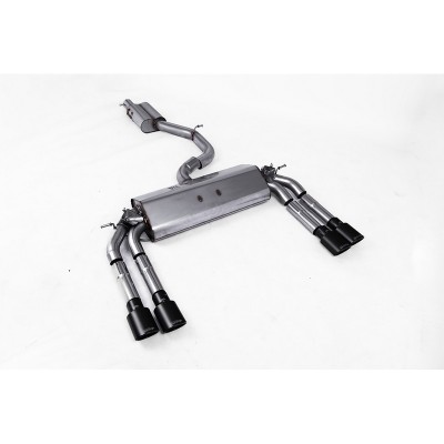 SSXAU479 Milltek Cat-back Resonated Audi S3 8V Berlina/Cabrio scarico sportivo terminale marmitta decat skat 200 celle