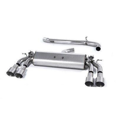 SSXAU417 Milltek Cat-back Non-resonated Audi S3 8V Sportback scarico sportivo terminale marmitta decat skat 200 celle