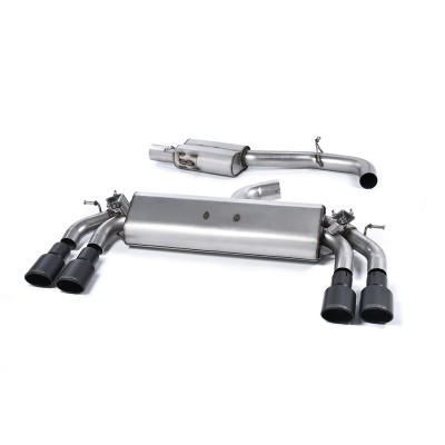 SSXAU419 Milltek Cat-back Resonated Audi S3 8V Sportback scarico sportivo terminale marmitta decat skat 200 celle