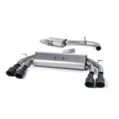 SSXAU536 Milltek Cat-back Race Resonated Audi S3 8V Sportback scarico sportivo terminale marmitta decat skat 200 celle