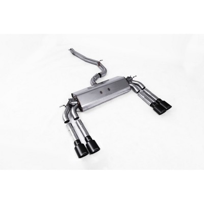 SSXAU474 Milltek Cat-back Non-resonated Audi S3 8V.2 Sedan/Cabrio CON OPF/GPF scarico sportivo terminale marmitta decat skat 200