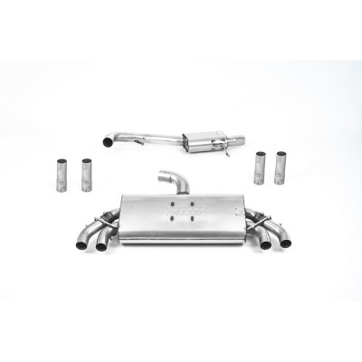 SSXAU790 Milltek Cat-back Resonated Audi S3 8V.2 Sedan/Cabrio CON OPF/GPF scarico sportivo terminale marmitta decat skat 200 cel