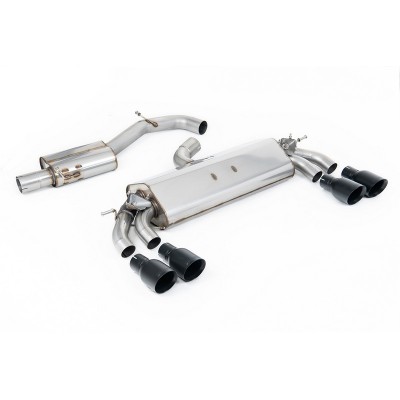 SSXAU783 Milltek Cat-back Resonated Audi S3 8V.2 Sportback CON OPF/GPF scarico sportivo terminale marmitta decat skat 200 celle