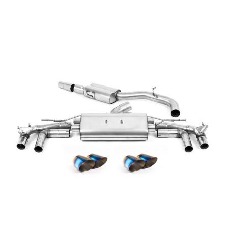 SSXAU914 Milltek Particulate Filter-back Resonated Audi S3 8Y Sportback 310/333cv scarico sportivo terminale marmitta decat skat