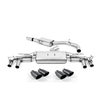 SSXAU916 Milltek Particulate Filter-back Resonated Audi S3 8Y Sportback 310/333cv scarico sportivo terminale marmitta decat skat