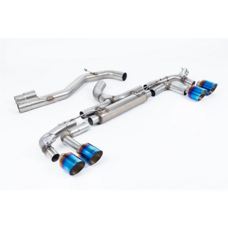 SSXAU1015 Milltek Particulate Filter-back Race Non-resonated Audi S3 8Y Sportback 310/333cv scarico sportivo terminale marmitta 