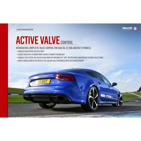 SSXAU677 Milltek Active Valve Control Audi S4 B9 3.0 V6 SENZA differenziale Sport scarico sportivo terminale marmitta decat skat