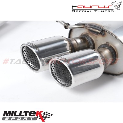 SSXAU134 Milltek Cat-back Resonated Audi S5 B8 Coupe 4.2 scarico sportivo terminale marmitta decat skat 200 celle 2