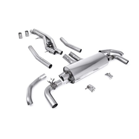 SSXAU1027 Milltek Front Pipe-back Audi SQ7 4.0 V8 TT scarico sportivo terminale marmitta decat skat 200 celle