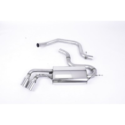 SSXAU145 Milltek Cat-back Audi TT 8J 2.0 TFSi 2WD scarico sportivo terminale marmitta decat skat 200 celle
