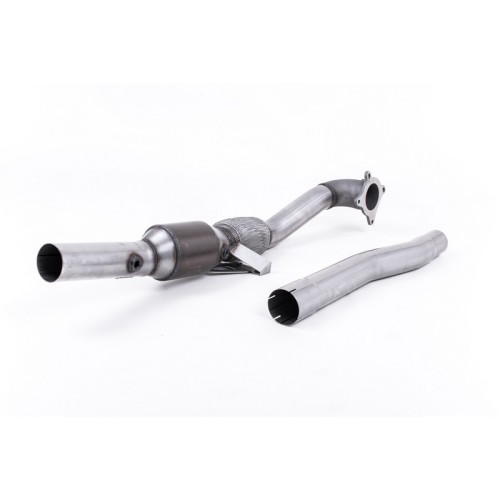 SSXAU348 Milltek Downpipe con Cat sportivo Audi TT 8J 2.0 TFSi 2WD scarico sportivo terminale marmitta decat skat 200 celle