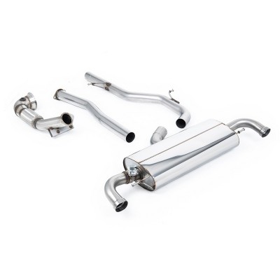 SSXAU255 Milltek Turbo-back Race De-Cat  Audi TT 8J TTRS 2.5 Coupe scarico sportivo terminale marmitta decat skat 200 celle